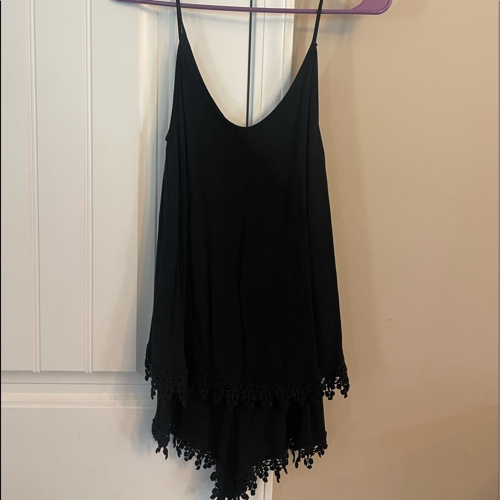 Black small romper